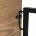 Стол на металлокаркасе BRABIX &quot;LOFT CD-001&quot;, 800х440х740 мм, складной, цвет морёный дуб, 641209 