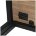 Стол на металлокаркасе BRABIX &quot;LOFT CD-001&quot;, 800х440х740 мм, складной, цвет морёный дуб, 641209 