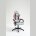 Кресло спортивное TopChairs Phantom ткань серо-красный 