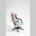 Кресло спортивное TopChairs Phantom ткань серо-красный 