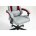 Кресло спортивное TopChairs Phantom ткань серо-красный 
