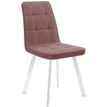 Стул DikLine 207 B36 PINK /ножки белые