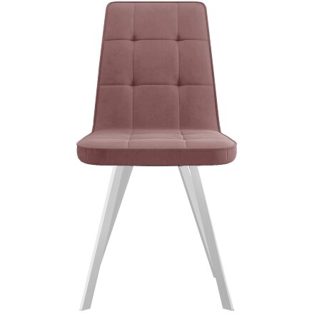 Стул DikLine 207 B36 PINK /ножки белые 