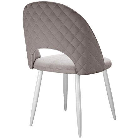 Стул DikLine 217 B5 LATTE, ножки белые 