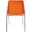 Стул пластиковый на металлокаркасе Vicenza-4П ORANGE RAL 2009 Оранжевый