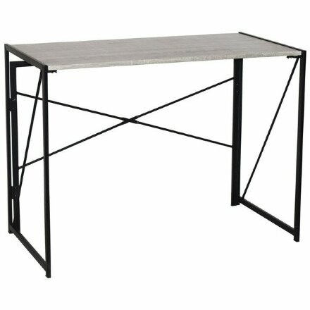 Стол на металлокаркасе BRABIX &quot;LOFT CD-002&quot;, 1000х500х750 мм, складной, цвет дуб антик, 641213 
