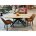 Стол EDER 160 GLOSS AMBER JADE SOLID CERAMIC / Орех, ®DISAUR 