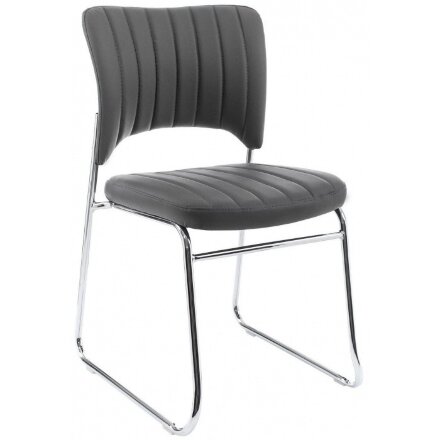 Стул на металлокаркасе Samba light grey 