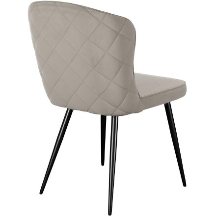 Стул DikLine 209 B03 BEIGE, ножки черные 