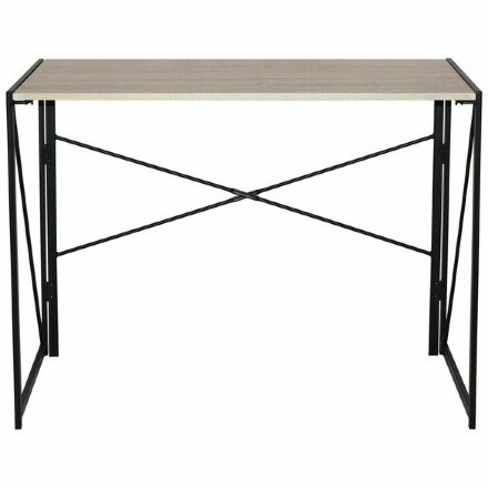 Стол на металлокаркасе BRABIX &quot;LOFT CD-002&quot;, 1000х500х750 мм, складной, цвет дуб натуральный, 641214 