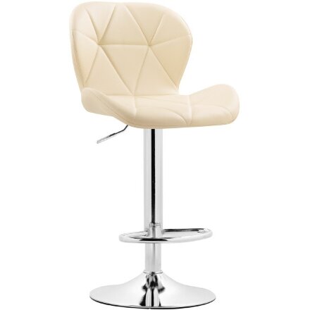 Барный стул Trio beige / chrome 