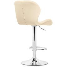 Барный стул Trio beige / chrome