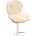 Барный стул Trio beige / chrome 