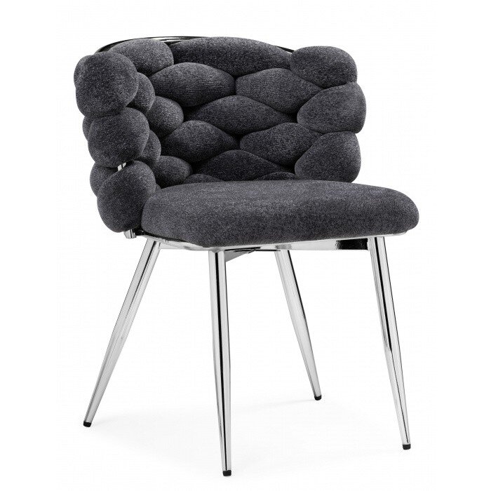 Стул на металлокаркасе на металлокаркасе Rendi gray-blue / chrome Стул на металлокаркасе на металлокаркасе Rendi gray-blue / chrome