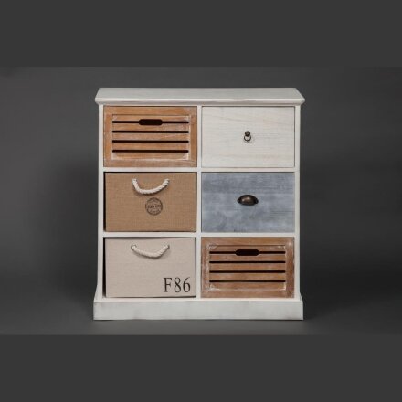 Тумба с 6 ящиками Secret De Maison MARITIME 6 ( mod. HX16-006NS ) 