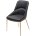 Стул ABRIOLA Black Ti-25, PU / бронзовый, ®DISAUR 