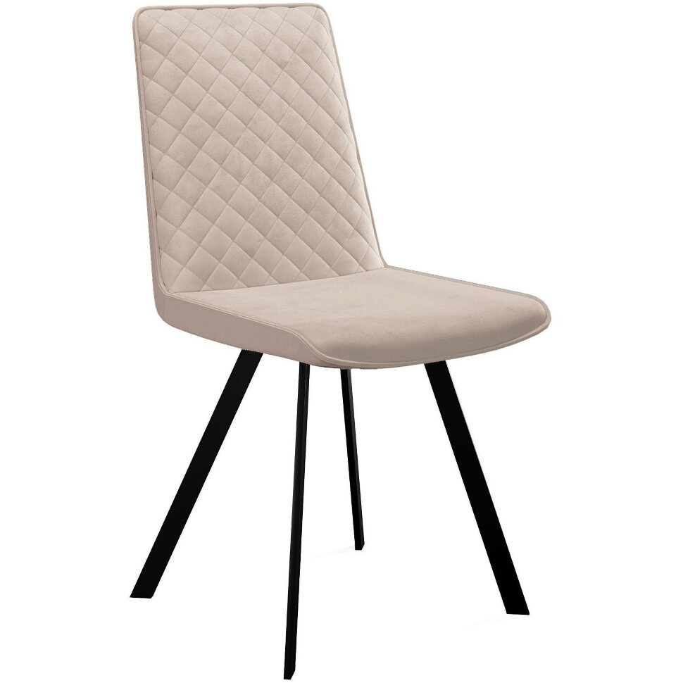 Стул DikLine 202 B03 BEIGE, ножки черные Стул DikLine 202 B03 BEIGE, ножки черные