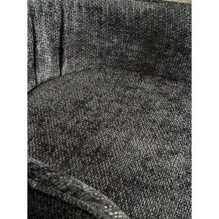 Стул BRUNO Black Wandy-460, ткань / бронзовый, ®DISAUR 