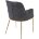 Стул BRUNO Black Wandy-460, ткань / бронзовый, ®DISAUR 