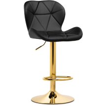 Барный стул Trio black / gold