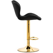 Барный стул Trio black / gold