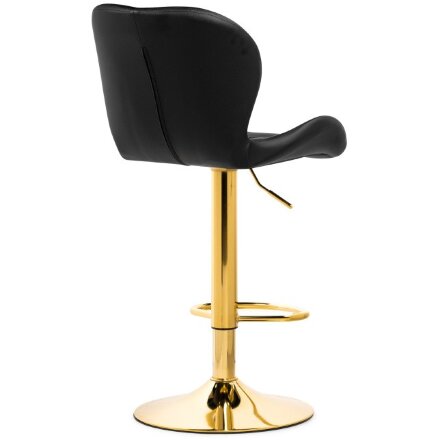 Барный стул Trio black / gold 