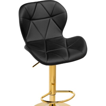 Барный стул Trio black / gold 