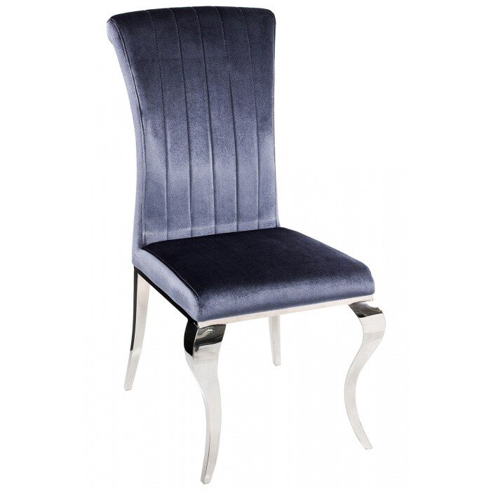 Стул на металлокаркасе Lund grey blue Стул на металлокаркасе Lund grey blue