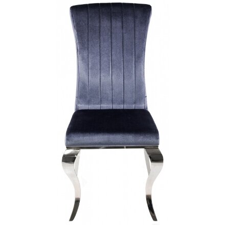 Стул на металлокаркасе Lund grey blue 