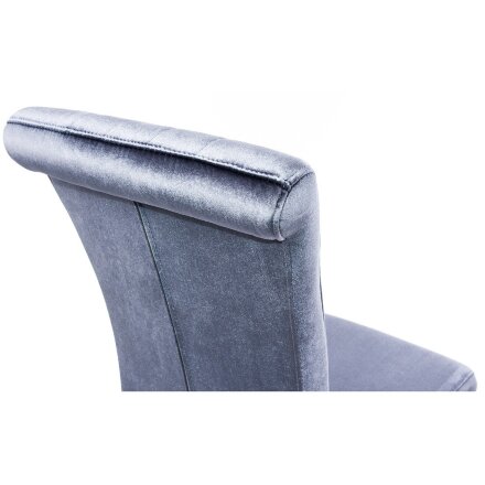 Стул на металлокаркасе Lund grey blue 