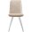 Стул DikLine 202 B03 BEIGE, ножки белые 