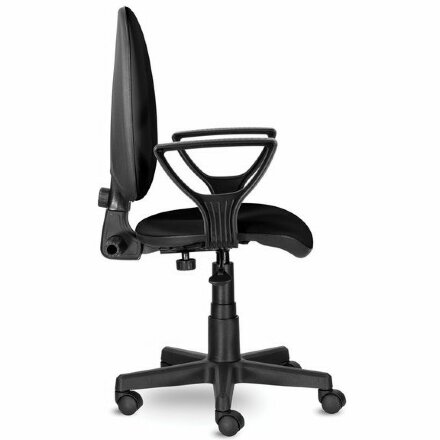Кресло BRABIX &quot;Prestige Ergo MG-311&quot;, регулируемая эргономичная спинка, кожзам, черное, 531877 Черный