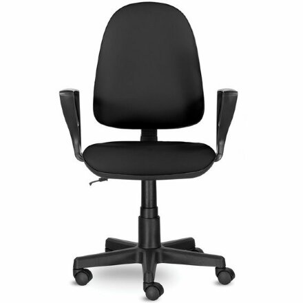 Кресло BRABIX &quot;Prestige Ergo MG-311&quot;, регулируемая эргономичная спинка, кожзам, черное, 531877 Черный