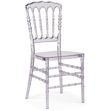 Пластиковый стул Chiavari 1 clear white 