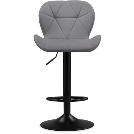 Барный стул Trio light gray / black 