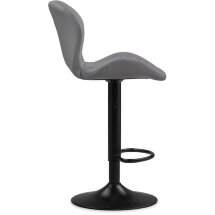 Барный стул Trio light gray / black