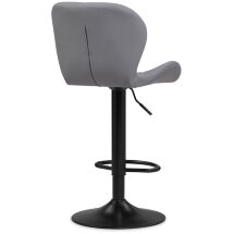 Барный стул Trio light gray / black