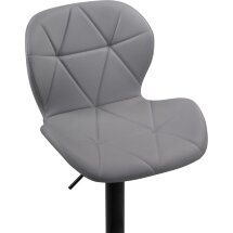 Барный стул Trio light gray / black