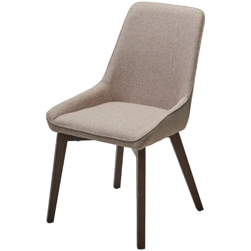Стул CRISTIAN Light Brown Barrel-19, ткань / орех, ®DISAUR Стул CRISTIAN Light Brown Barrel-19, ткань / орех, ®DISAUR