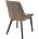 Стул CRISTIAN Light Brown Barrel-19, ткань / орех, ®DISAUR 
