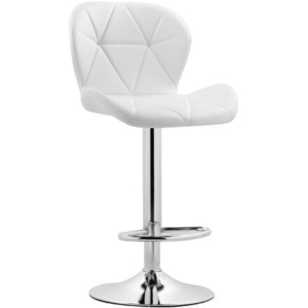 Барный стул Trio white / chrome 