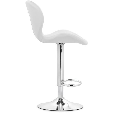 Барный стул Trio white / chrome 