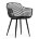 Пластиковый стул Rikon black / wood 