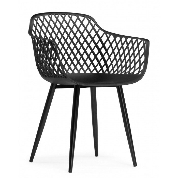 Пластиковый стул Rikon black / wood Пластиковый стул Rikon black / wood