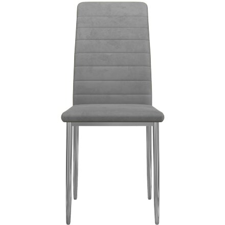 Стул DikLine ТЕКС каркас хром/ B22 GREY 