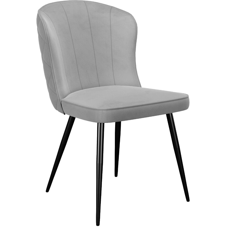 Стул DikLine 209 B22 GREY, ножки черные Стул DikLine 209 B22 GREY, ножки черные