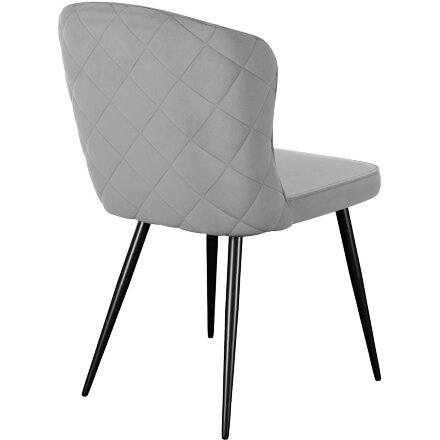 Стул DikLine 209 B22 GREY, ножки черные 