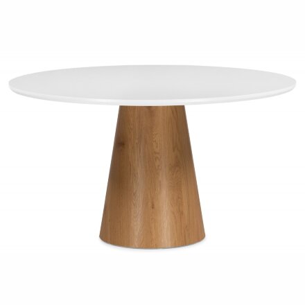Стол деревянный Huge 120х75 white / brown 