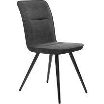 Стул DikLine 208 B28 ANTRACITE, ножки черные