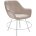 Стул DikLine 252 М поворотный, B03 BEIGE, ножки белые 